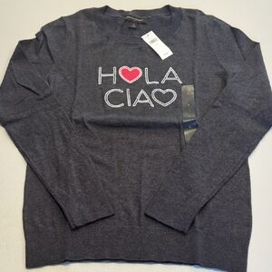 NWT Banana Republic "Hola Ciao" Sweater